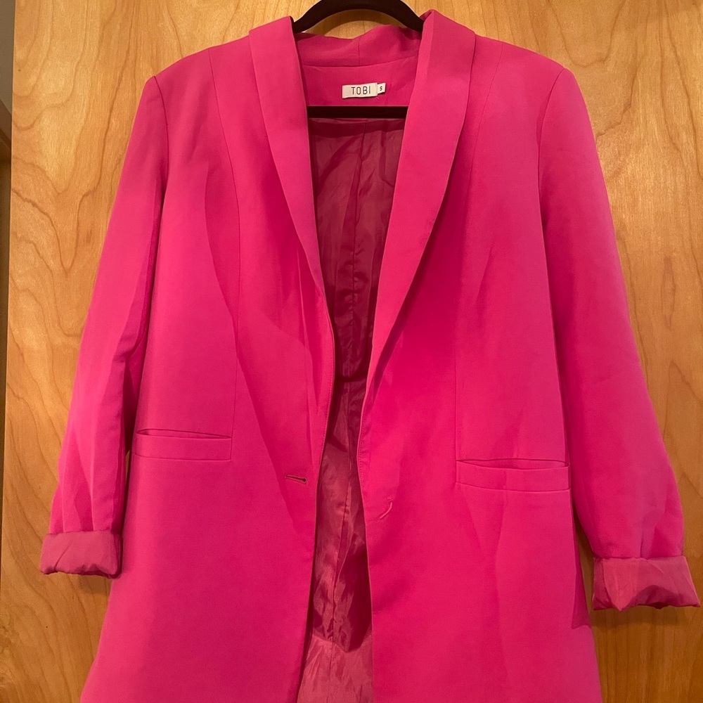 Pink blazer